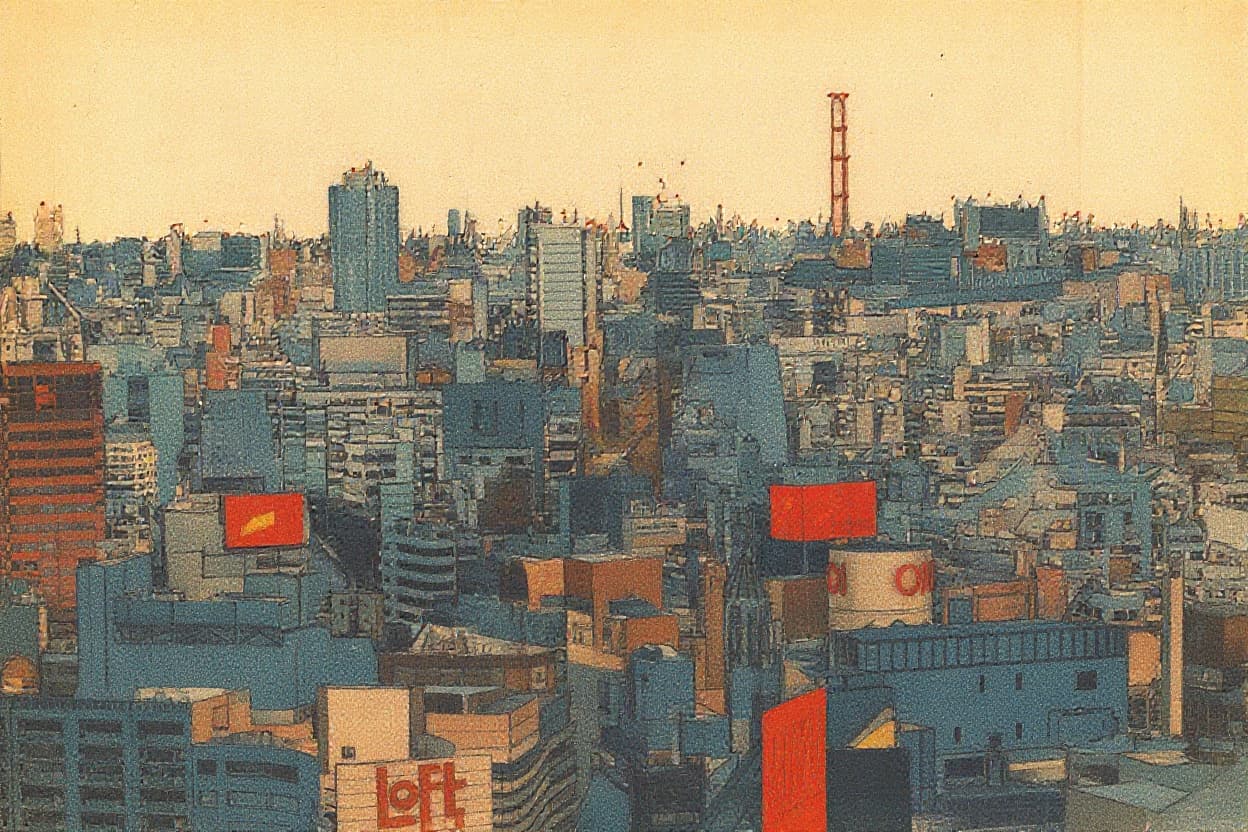 Tokyo AI travel poster example