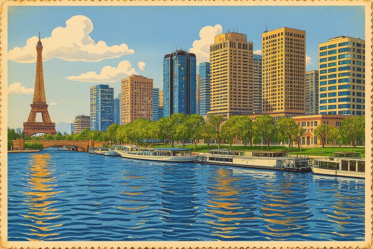 Retro Postcard example