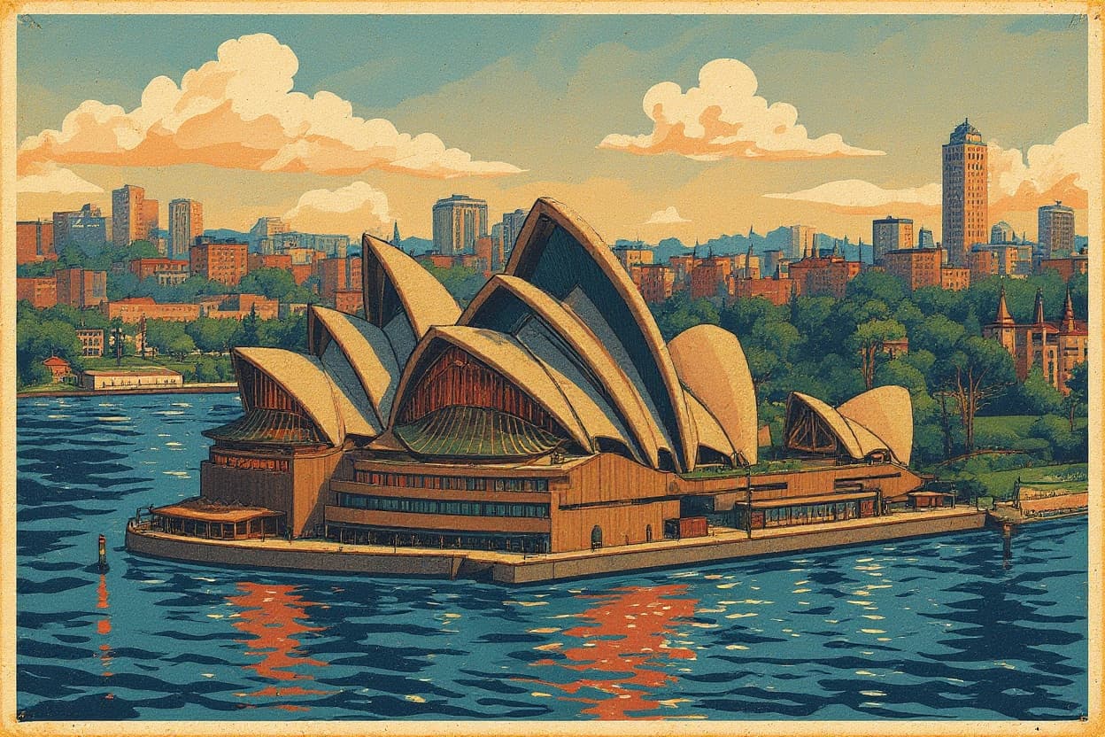 Vintage Travel Poster example